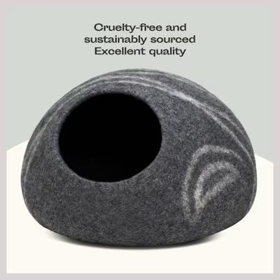Premium Felt Cat Cave Bed