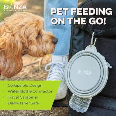 Collapsible Silicone Travel Pet Bowl