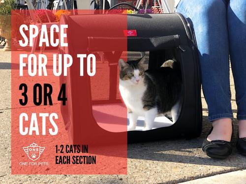 Portable 2-in-1 Double Pet Kennel