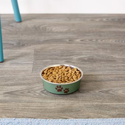 Non-Skid Stainless Steel Pet Bowl