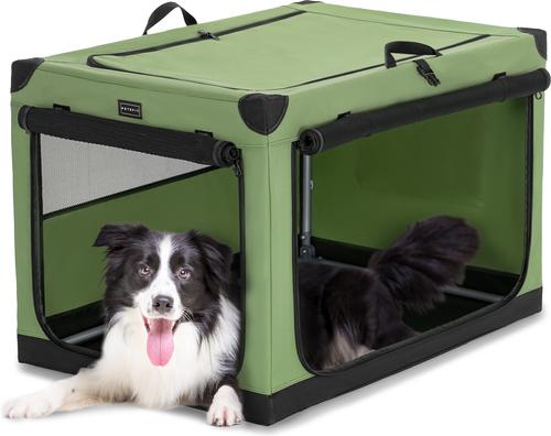 Petsfit 3-Door Collapsible Soft Dog Crate