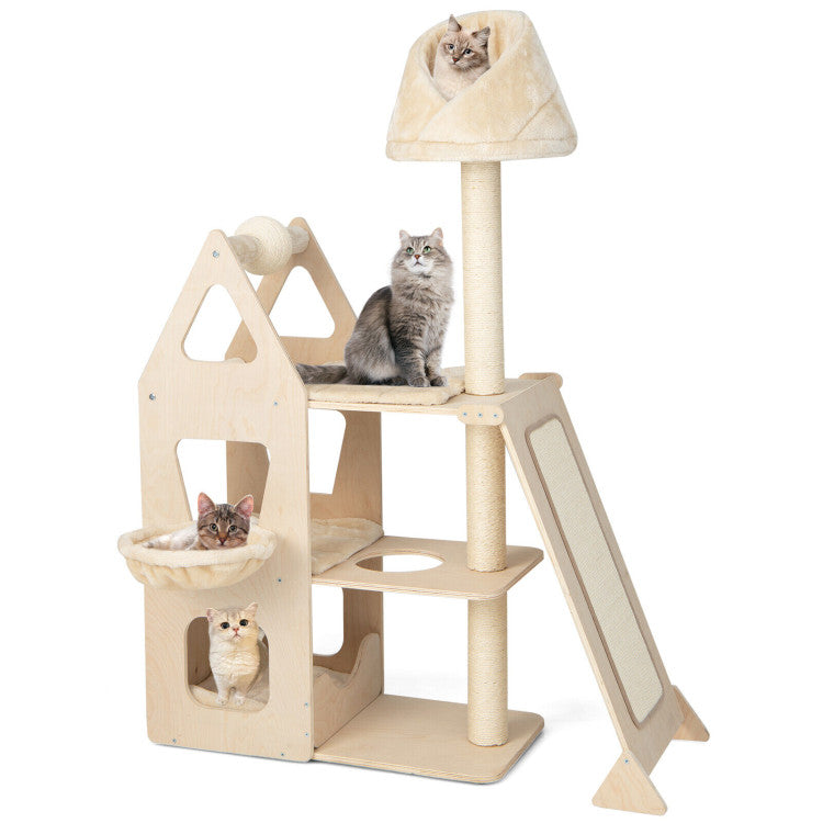 64-Inch Multi-Level Cat Tree