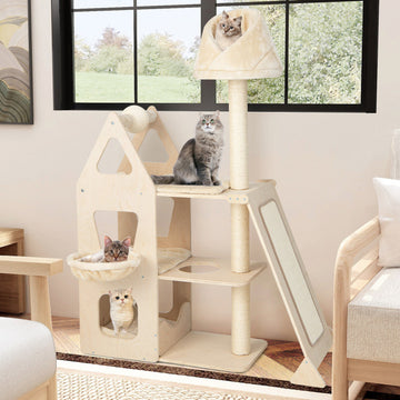 64-Inch Multi-Level Cat Tree