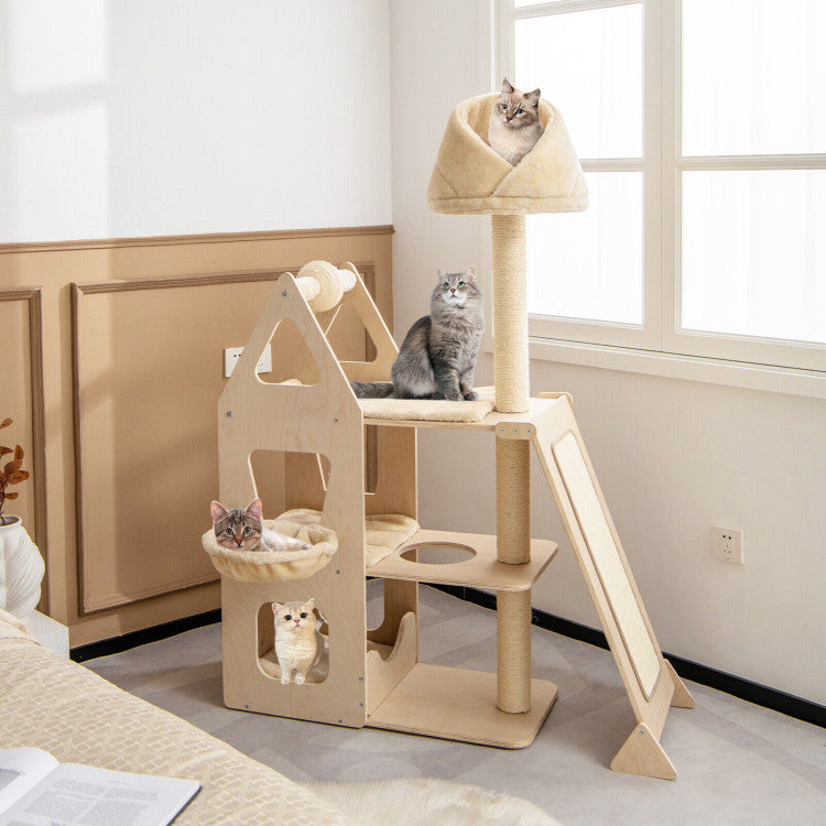 64-Inch Multi-Level Cat Tree